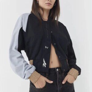 Black and Gray Bomber Jacket / US 2 / Reebok Classics x Pyer Moss Daytona